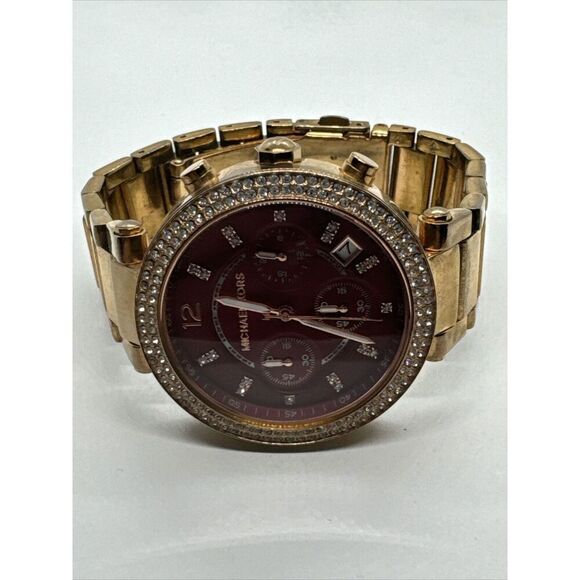 Michael Kors MK6106 Women's Gold Stainless Steel Analog Dial Quartz Watch JNA640 - Picture 5 of 11